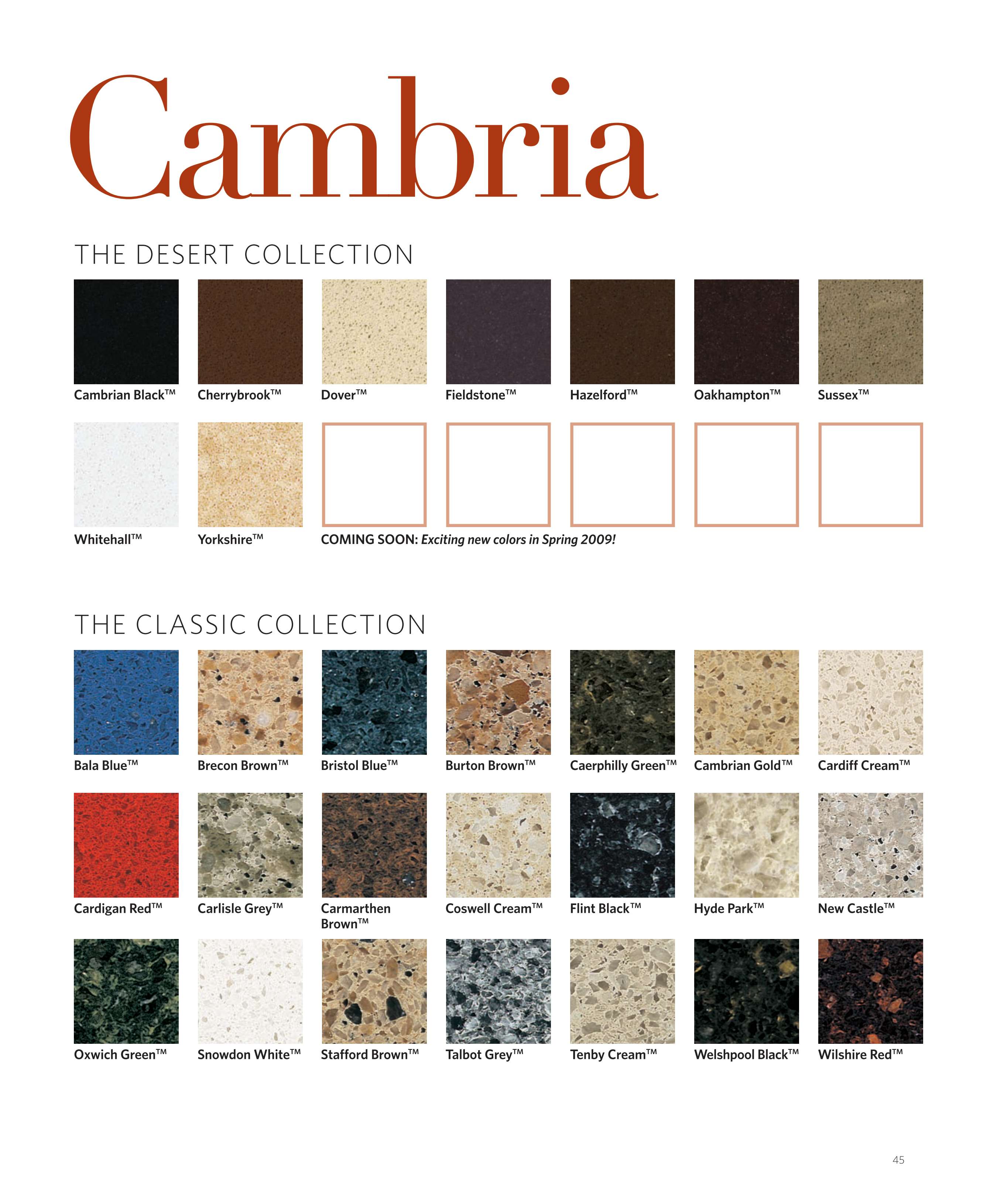 Cambria Style, Spring 2009