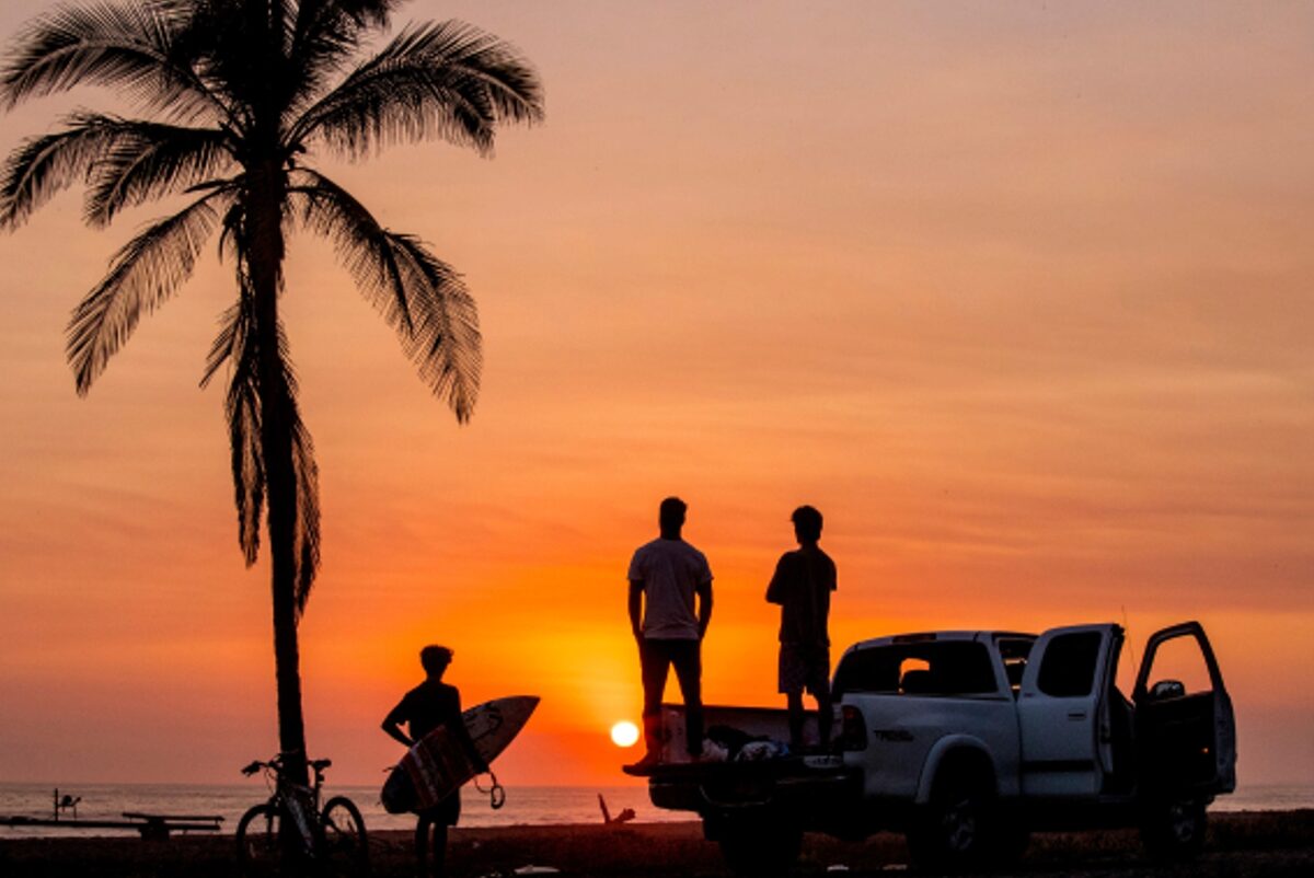 Sunset in Mexico to end an amazing day together. It's these moments in between that really create memories and friendships that last a lifetime.