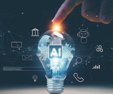 a finger touching a light bulb